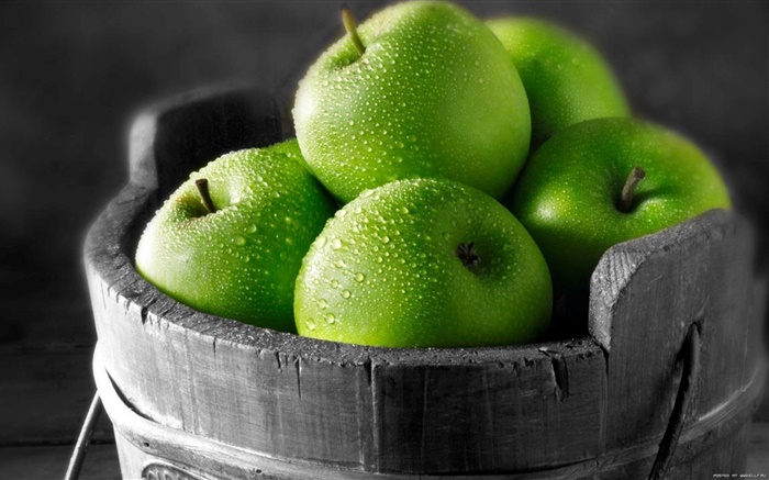 maçãs verdes Papéis de Parede, imagem