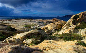 Rochas da Sardenha, mar HD Papéis de Parede