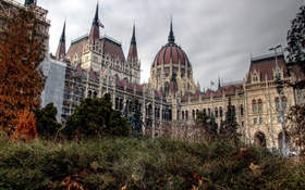Budapeste, Hungria, cidade, parlamento, edifícios HD Papéis de Parede