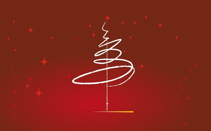 Tema de Natal, design, árvore, estilo simples Papéis de Parede, imagem
