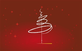 Tema de Natal, design, árvore, estilo simples HD Papéis de Parede