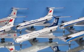 Aviões Tupolev, brinquedos HD Papéis de Parede