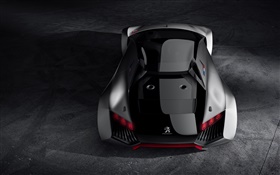Peugeot Visão Gran Turismo conceito supercarro retrovisor