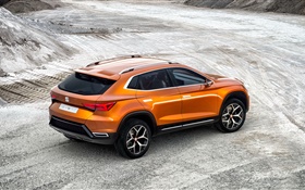 2015 assento 20V20 conceito de laranja SUV carro HD Papéis de Parede