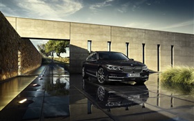2015 BMW 750Li xDrive G12 Opinião dianteira do carro HD Papéis de Parede