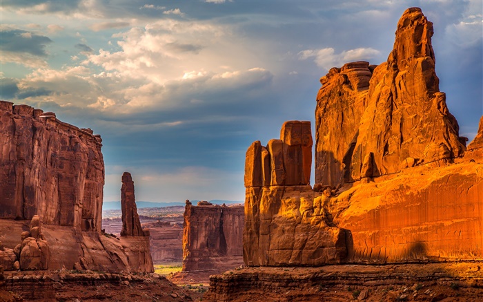 Deserto, pedras, canyon, montanhas Papéis de Parede, imagem