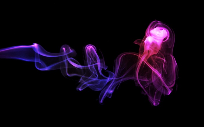 Fumo abstrato, roxo e azul Papéis de Parede, imagem