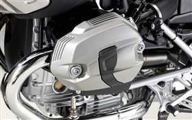 BMW motor da motocicleta close-up HD Papéis de Parede