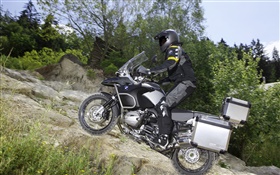 BMW motocicleta, correr para as pistas HD Papéis de Parede