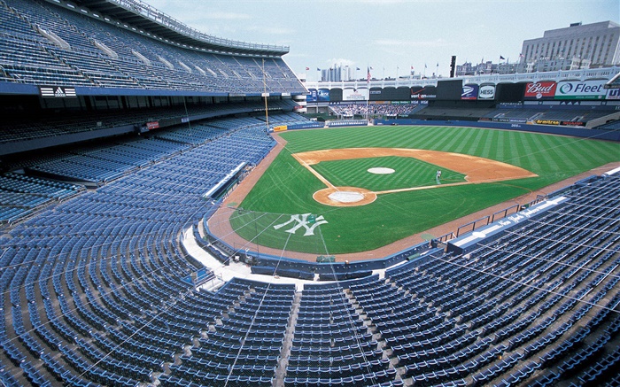 Campo de basebol, estádio, New York, EUA Papéis de Parede, imagem