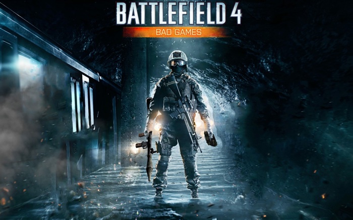 Battlefield 4, jogos ruins, soldado Papéis de Parede, imagem