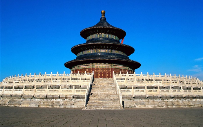 Pequim, Cidade Proibida, torre, escadas Papéis de Parede, imagem