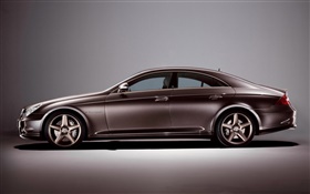 Brown cor Mercedes-Benz Opinião lateral do carro HD Papéis de Parede
