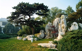 Diaoyutai, jardins ornamentais, parque, Beijing China HD Papéis de Parede