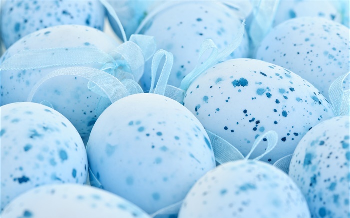 Páscoa, ovos azuis, speck Papéis de Parede, imagem