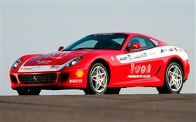 Ferrari carro de corrida close-up