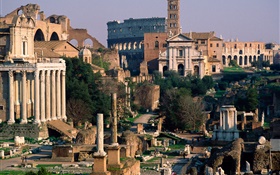 ruínas do palácio Itália romanos HD Papéis de Parede
