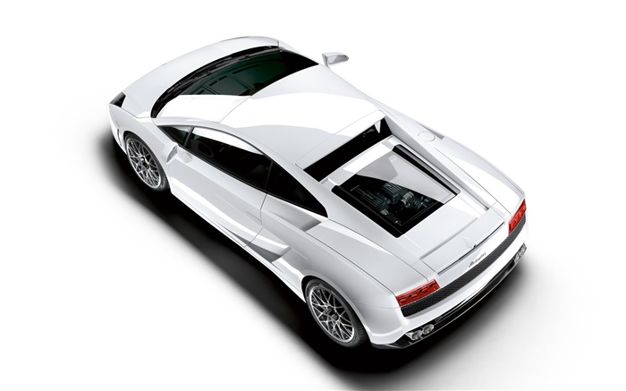 vista Cor Lamborghini superior do carro Papéis de Parede, imagem