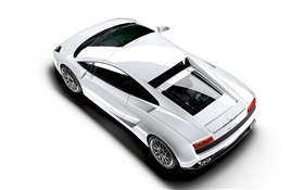 vista Cor Lamborghini superior do carro HD Papéis de Parede