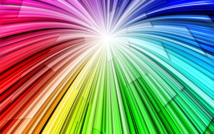 Linhas luz do arco-íris, fundo abstrato Papéis de Parede, imagem