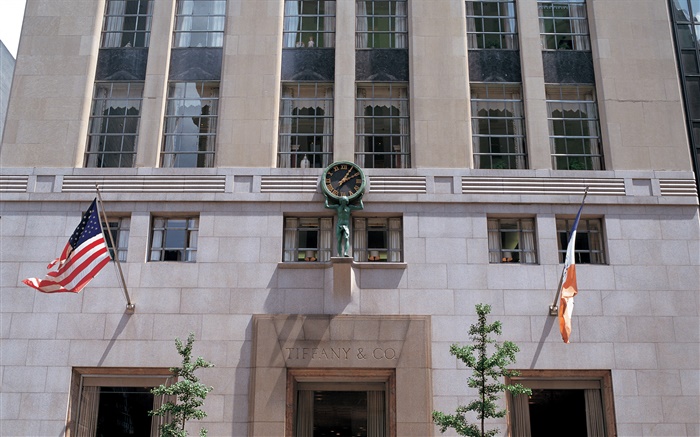 Tiffany edifícios oficiais, EUA Papéis de Parede, imagem