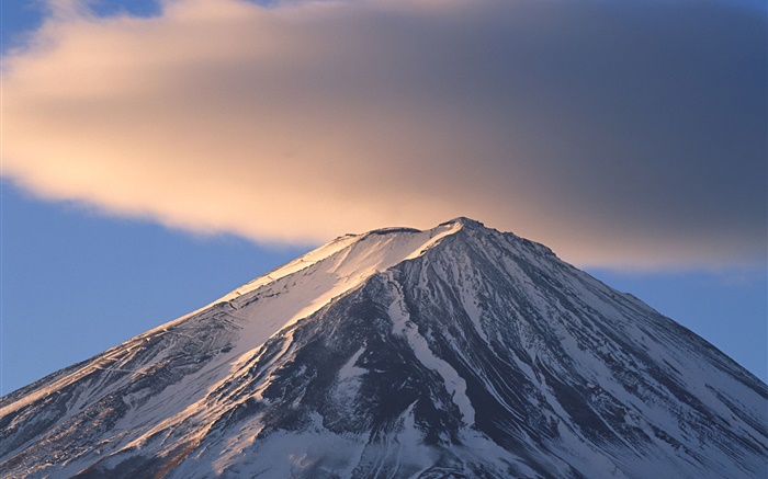Vista de cima, o Monte Fuji, Japão Papéis de Parede, imagem