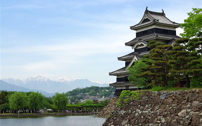 Viajar para Tóquio, Japão, parque, lago, templo Papéis de Parede, imagem