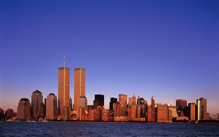 Torres Gêmeas, EUA, antes de 911 Papéis de Parede, imagem