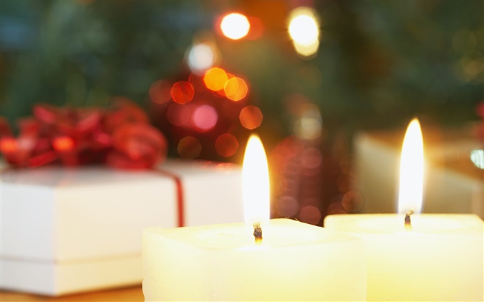 luz de velas quentes, Feliz Natal Papéis de Parede, imagem