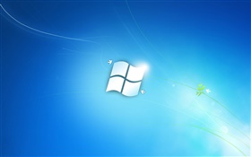 Windows 7 estilo clássico azul HD Papéis de Parede