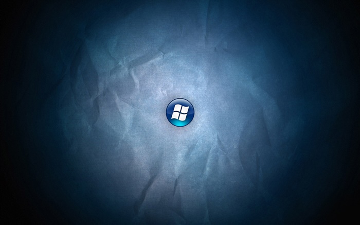 Windows 7 logotipo, fundo azul Papéis de Parede, imagem