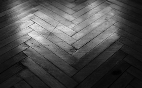 pisos de madeira, estilo preto e branco HD Papéis de Parede