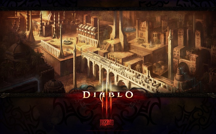 Diablo III, castelo Papéis de Parede, imagem