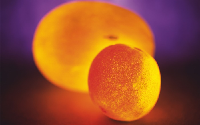 frutas luz, laranja e melão Papéis de Parede, imagem