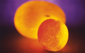 frutas luz, laranja e melão HD Papéis de Parede