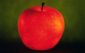 frutas luz, maçã vermelha HD Papéis de Parede