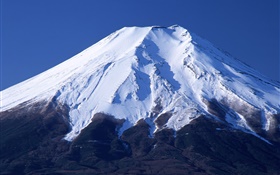 Monte Fuji, Japão, neve HD Papéis de Parede