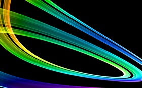 Arco-íris linhas, gradiente, colorido, sumário HD Papéis de Parede