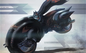 Batman passeio de motocicleta, velocidade, desenho da arte HD Papéis de Parede