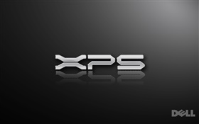 logotipo da Dell XPS, fundo preto HD Papéis de Parede