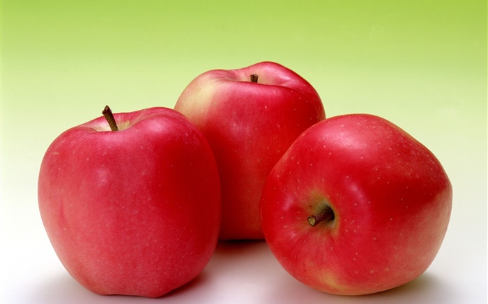fotografia frutas macro, maçãs vermelhas Papéis de Parede, imagem