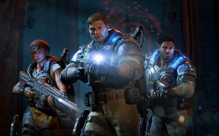Gears of War 4, jogos de Xbox Papéis de Parede, imagem