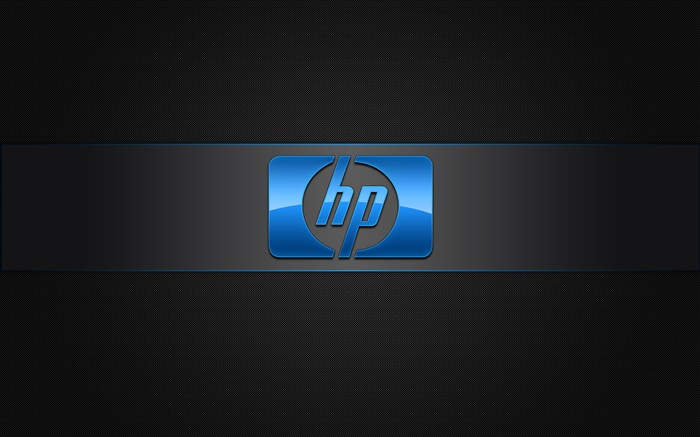 logotipo azul HP Papéis de Parede, imagem