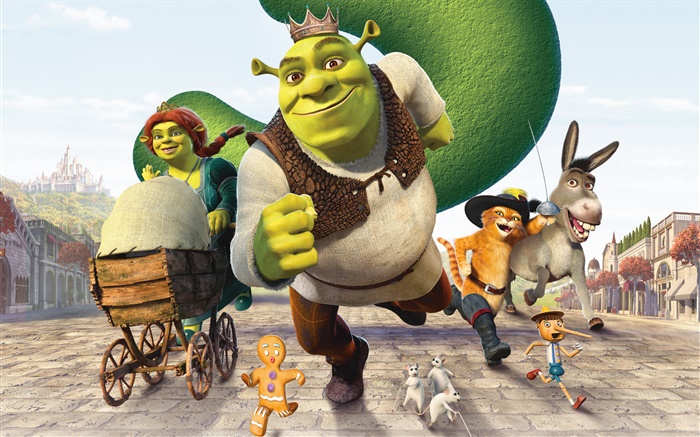 filme de desenhos animados Shrek Papéis de Parede, imagem