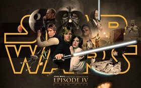 Star Wars, filme clássico HD Papéis de Parede