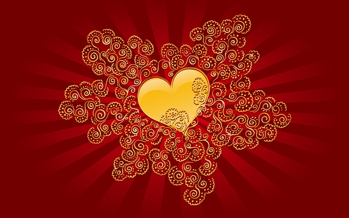 Dia, coração do amor, vermelho estilo dos Namorados Papéis de Parede, imagem