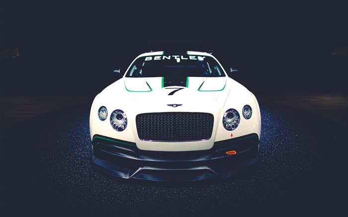 Bentley Continental GT3 conceito de raça Opinião dianteira do carro Papéis de Parede, imagem