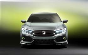 Honda Civic Hatchback Opinião dianteira do carro