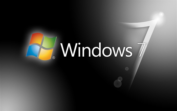 Fundo cinza do Windows 7 Papéis de Parede, imagem