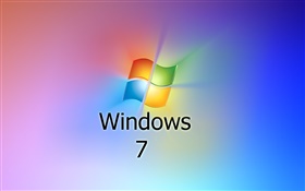 Fundo roxo azul de Windows 7 HD Papéis de Parede